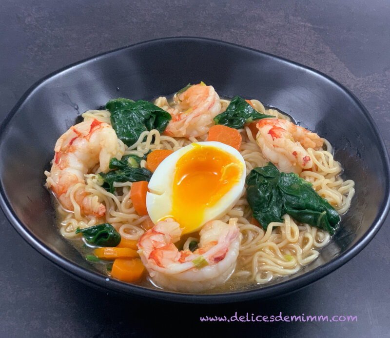 Ramen aux crevettes 2