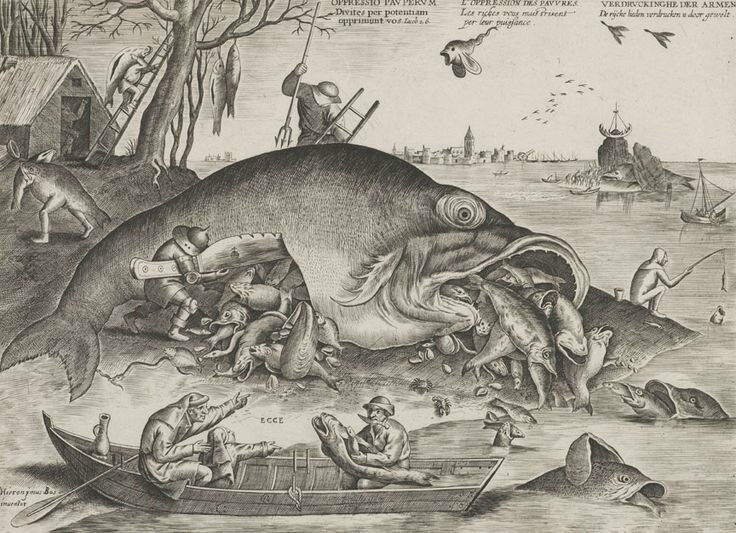 Big Fish Eat Little Fish, 1557
