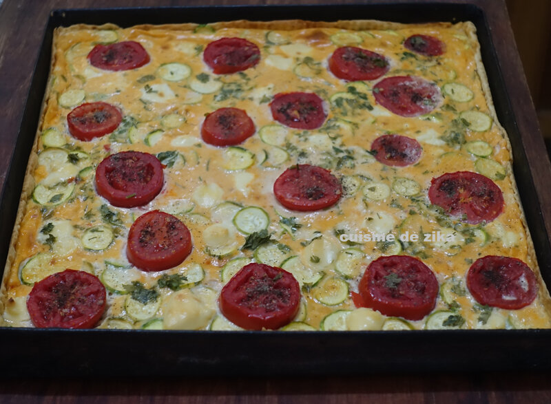 tarte courgettes tomate 2