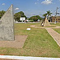 Rond-point à Itapetininga (Brésil)