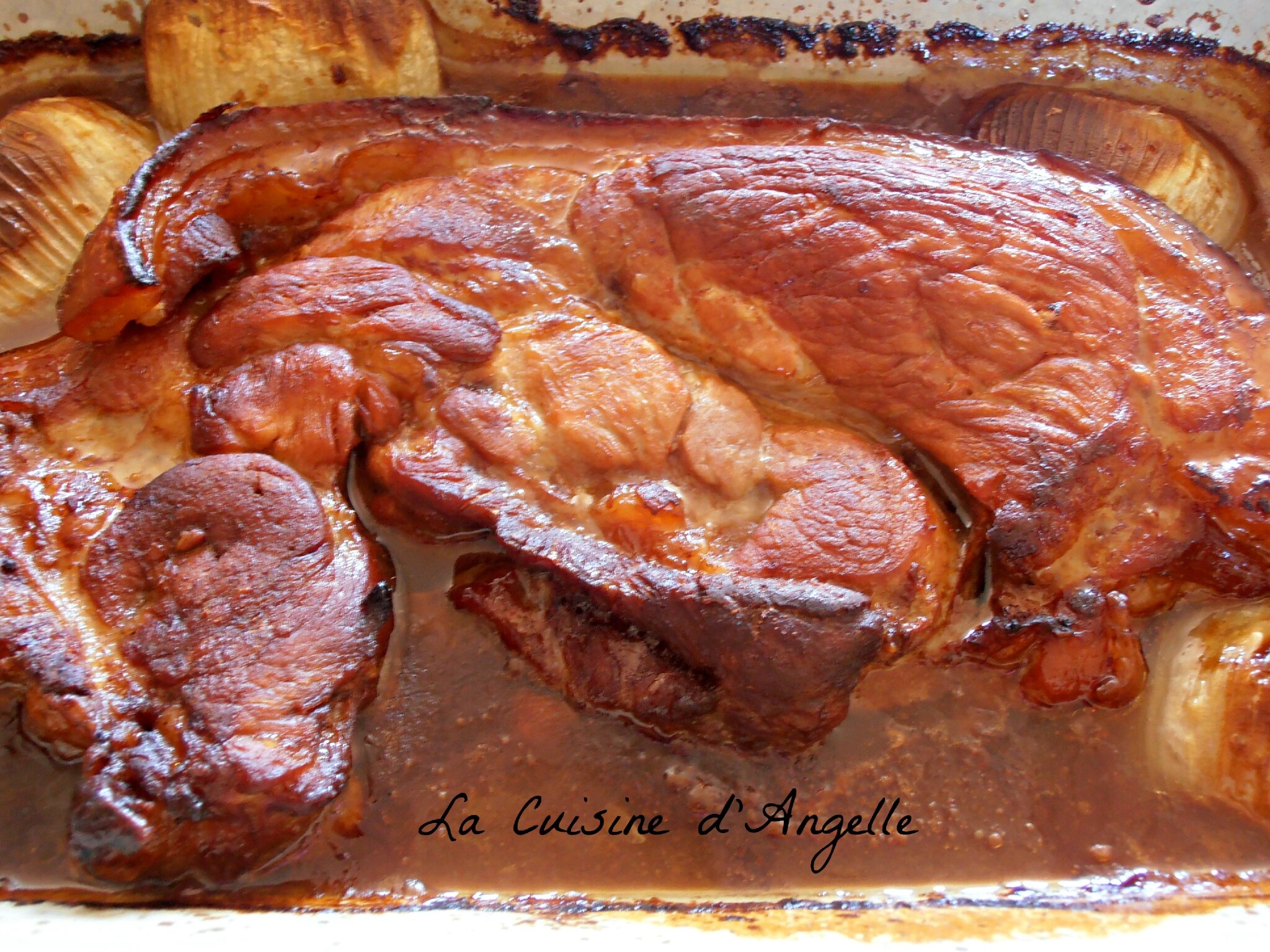 Rouelle De Porc Au Miel Et Vinaigre Balsamique Rouelle de porc braisée au vinaigre de cidre - la cuisine d'Angelle