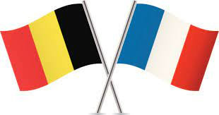drapeaux français et belge