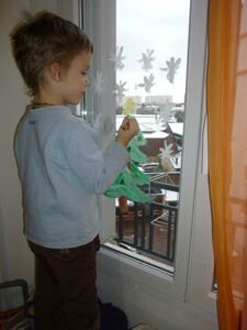Peinture sur les fenêtres