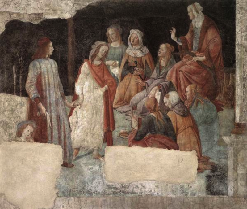 Botticelli affreschi del louvre1