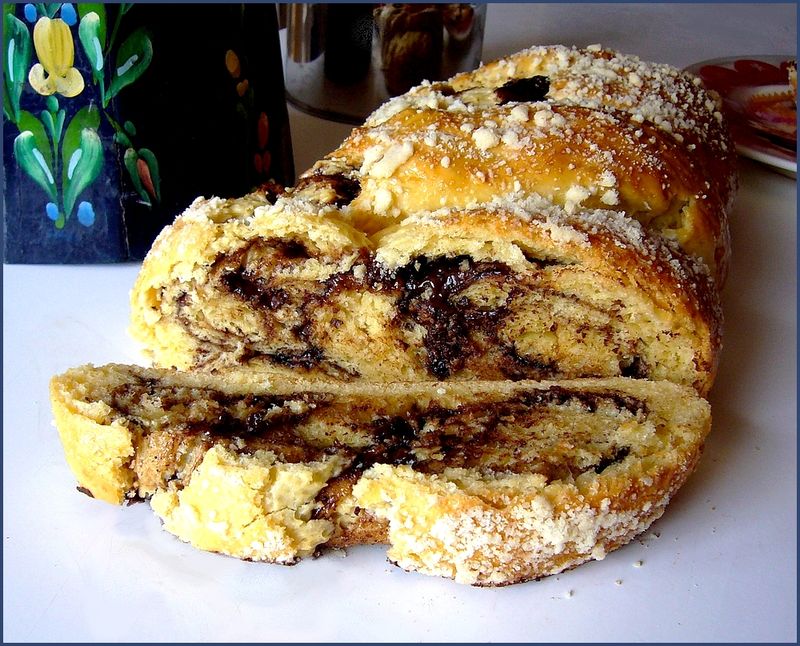 Babka au chocolat