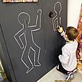 Personnages de <b>Keith</b> <b>Haring</b> dessinés par les enfants