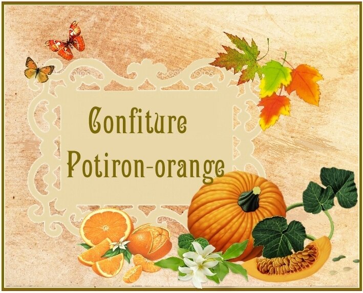 confiture potiron orange