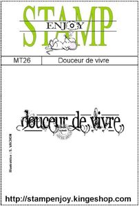 MT26 - douceur de vivre -sachet 8 x 12