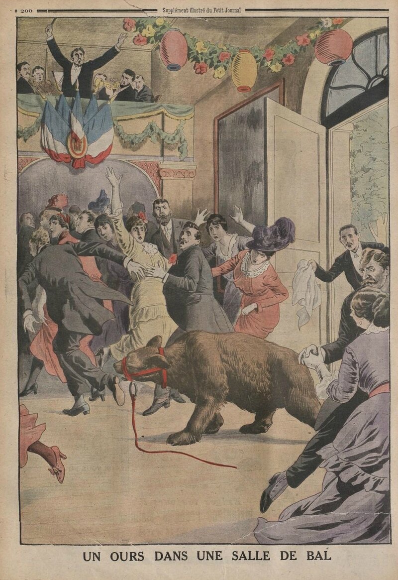 1914-06-22 Un ours dans la salle de bal