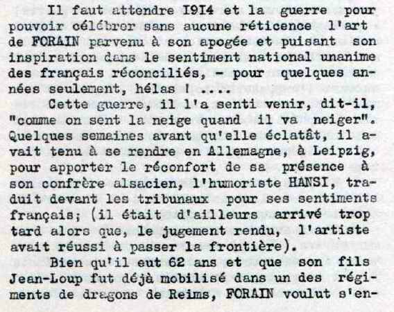Forain 1914-1