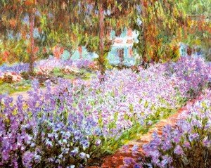 1612795_The_Artist_s_Garden_at_Giverny_c_1900_Affiches