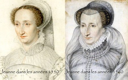 Deux portraits de la reine Jeanne