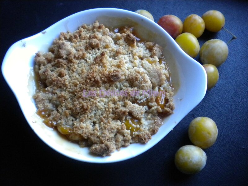 Crumble aux mirabelles et à l’érable 3