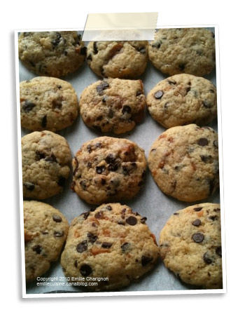 Cookies aux pépites de chocolat et aux pépites de caramel recettes Twix maison