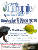 Affiche Bourse aquariophile & NAC Montélimar