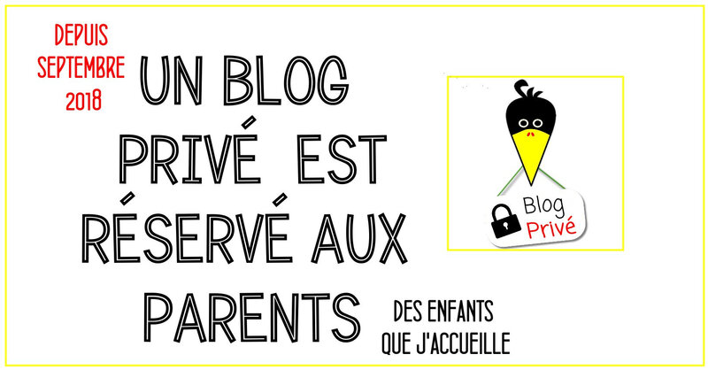 blog privé reservé aux parents