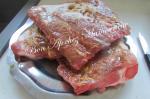 Travers de porc ou ribs bbq et chou-fleur béchamel 001