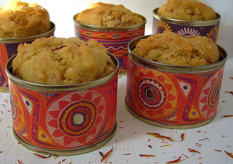 Cakes ananas safran