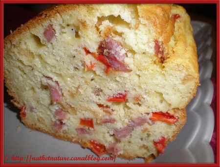 Cake poivron-oignon-bacon - 3