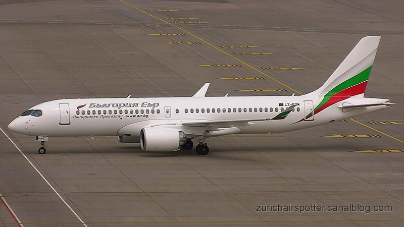 Airbus A220-300 (LZ-ROM) Bulgaria Air-