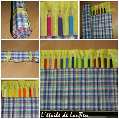 Trousse roule-crayons