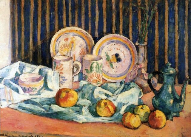 nature morte avec pots bretons