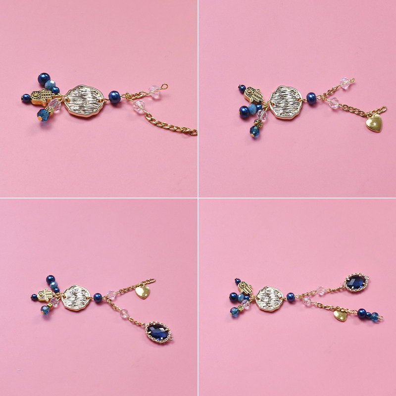 PandaHall Idea on Multi-strand Vintage Necklace-4