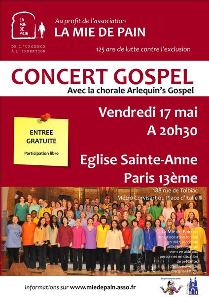 Affiche Concert Gospel - 17052013