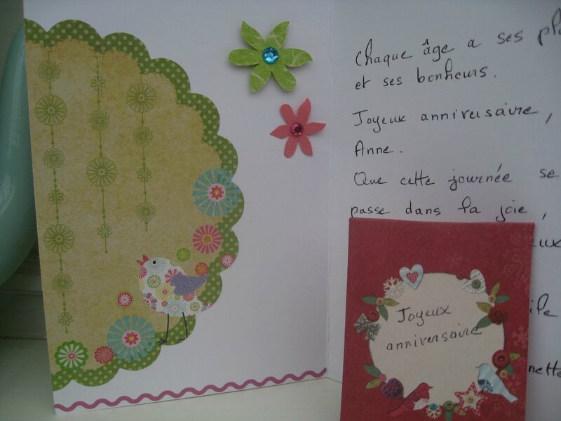 carte d'anniversaire