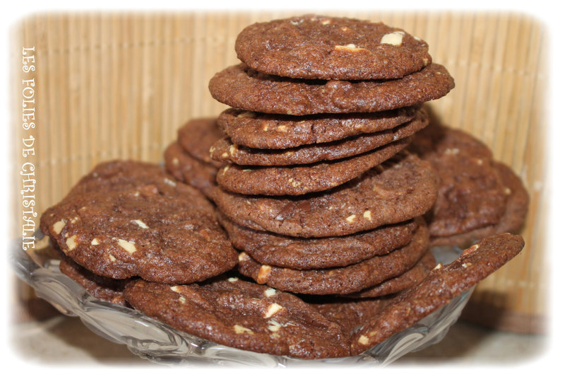 Cookies chocolat lait blanc noir 6