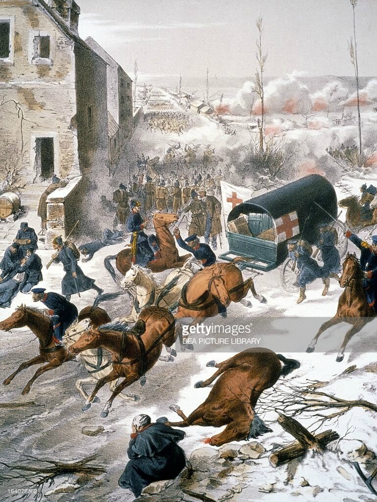 de agostini, convoi de la croix-rouge à Bapaume