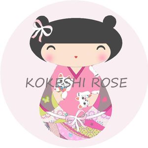 propo kokeshi fd rose clair magnet