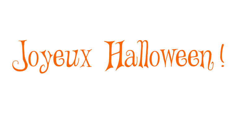 Joyeux Halloween orange