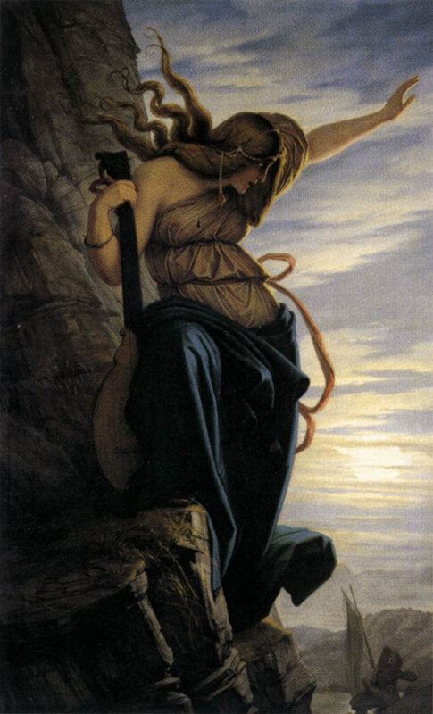 Edward Jakob Von Steinle La Lorelei-1864