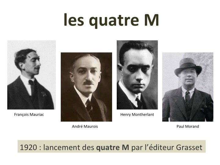 les quatre M de Grasset