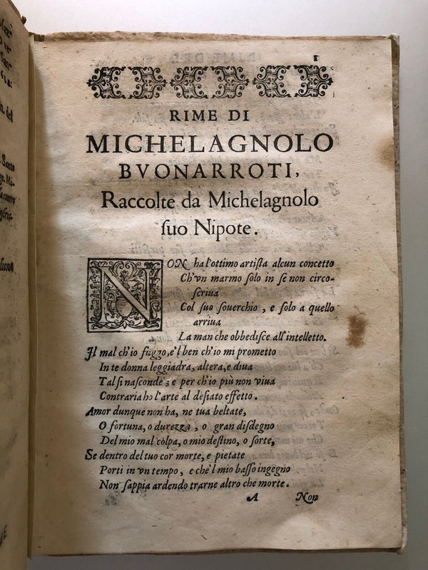 Michel-Ange (1475-1564) - 1ere edition de 1623 - 2