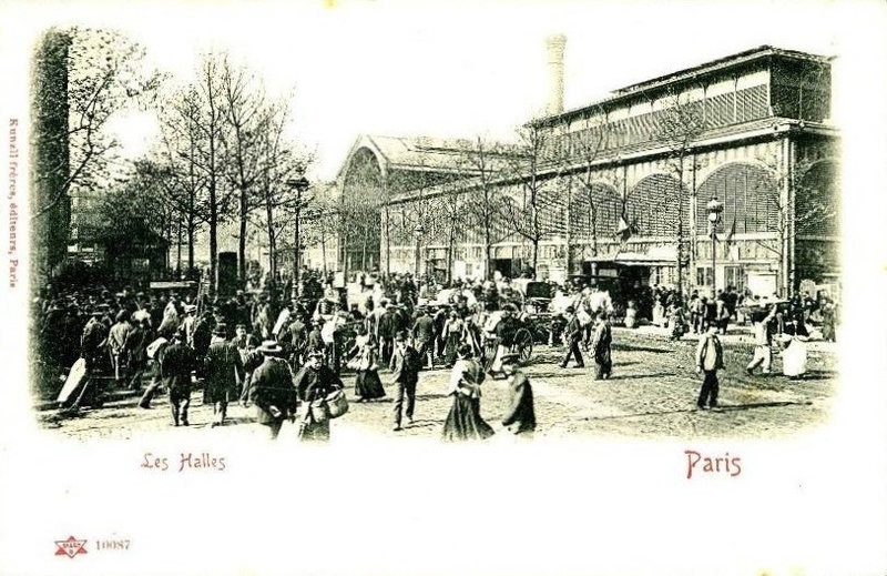 CPA Paris Les halles 1900