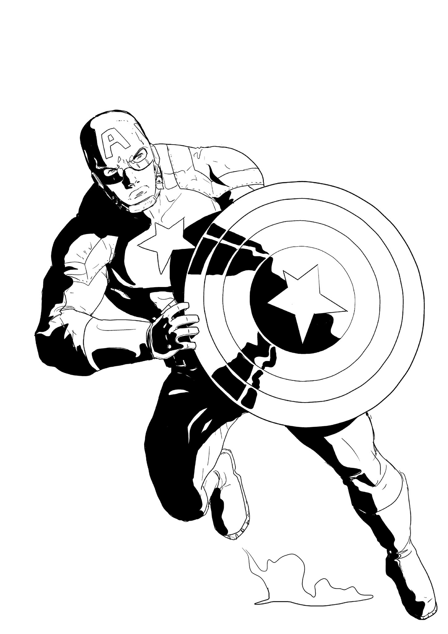 AVENGERS RUN 02 CAPTAIN AMERICA MARTIGALAXY