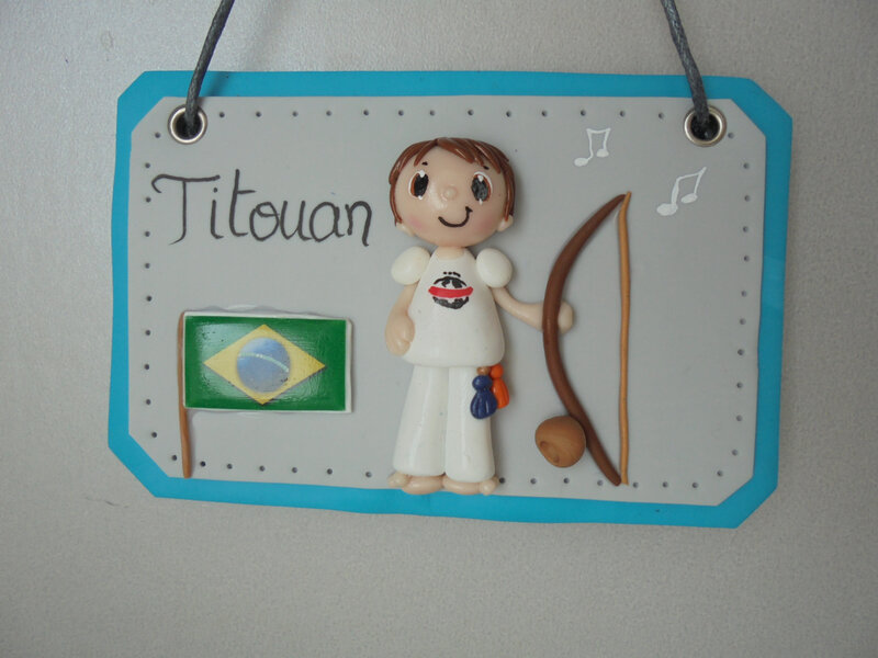 plaque capoeira