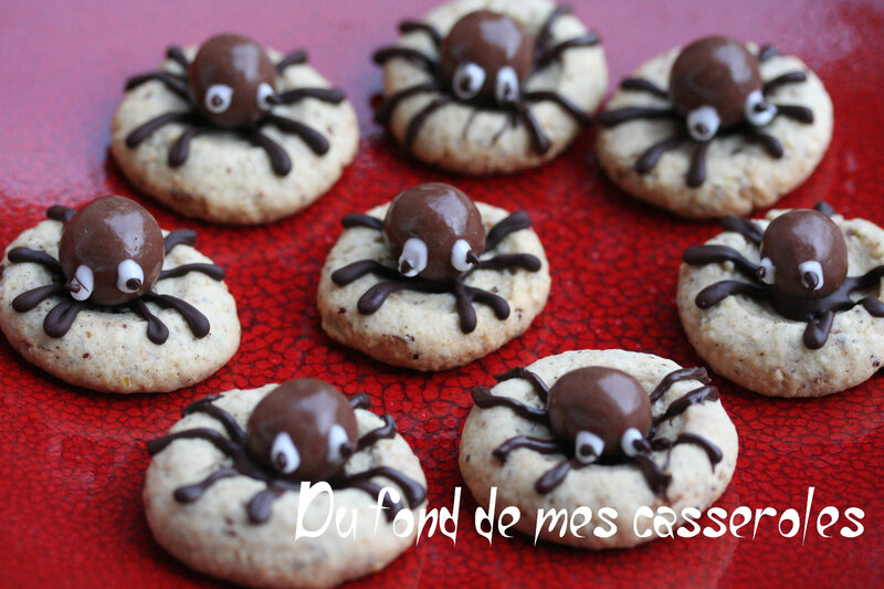 Spider cookies