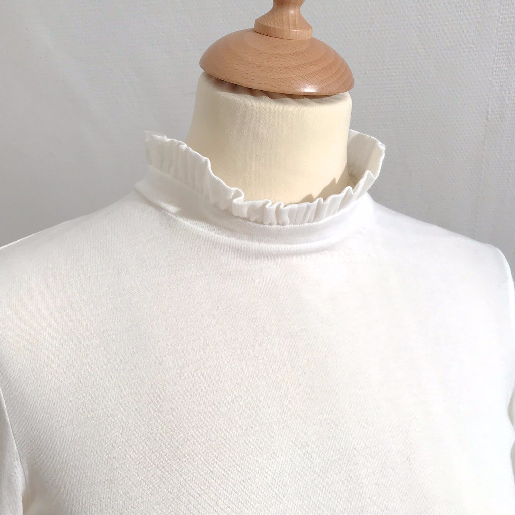 Tuto du sous pull au top a col victorien. Bee made