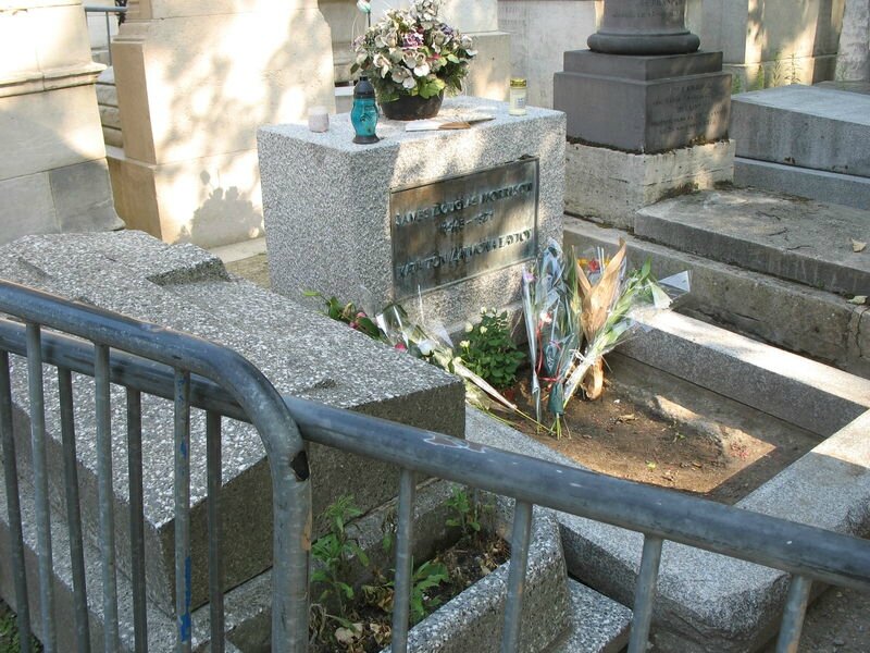 Paris, cimetière Père Lachaise, tombe de Morrisson
