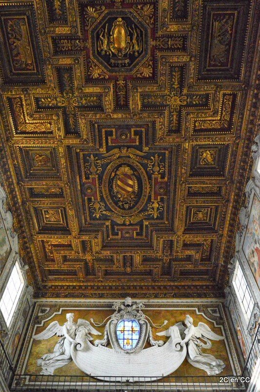Rome - Santa Maria in Aracoeli - plafond