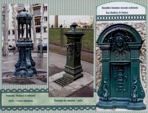 Les fontaines parisiennes D