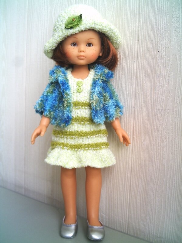 ROBE BLEUE ET VERTE