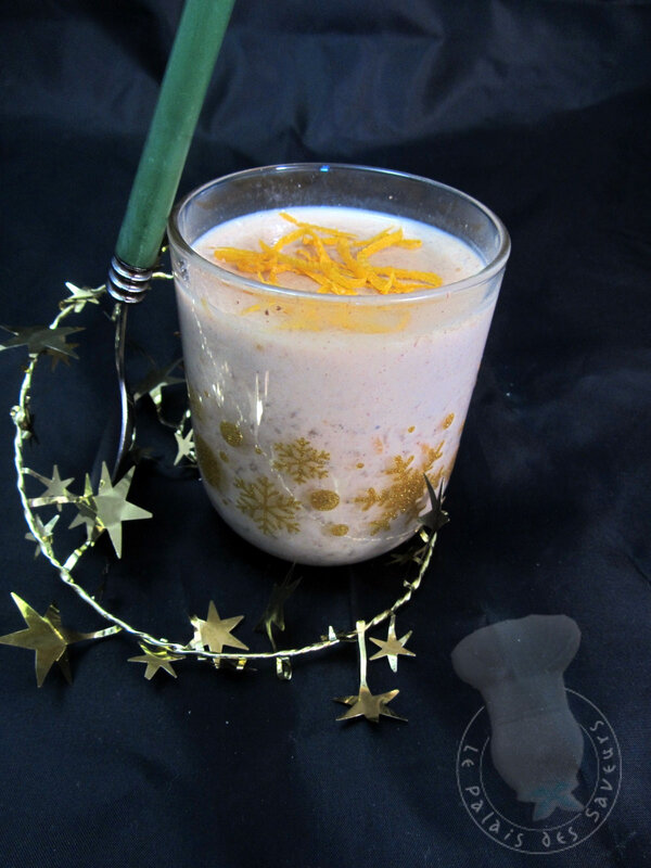 Riz au lait, à l'orange et aux épices de Noël