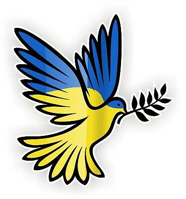 Beau-Paix-Colombe-De-Symbole-Ukraine-Ukrainien