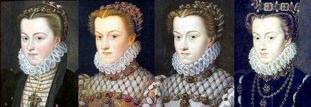 Portraits d'Elisabeth d'Autriche reine de France