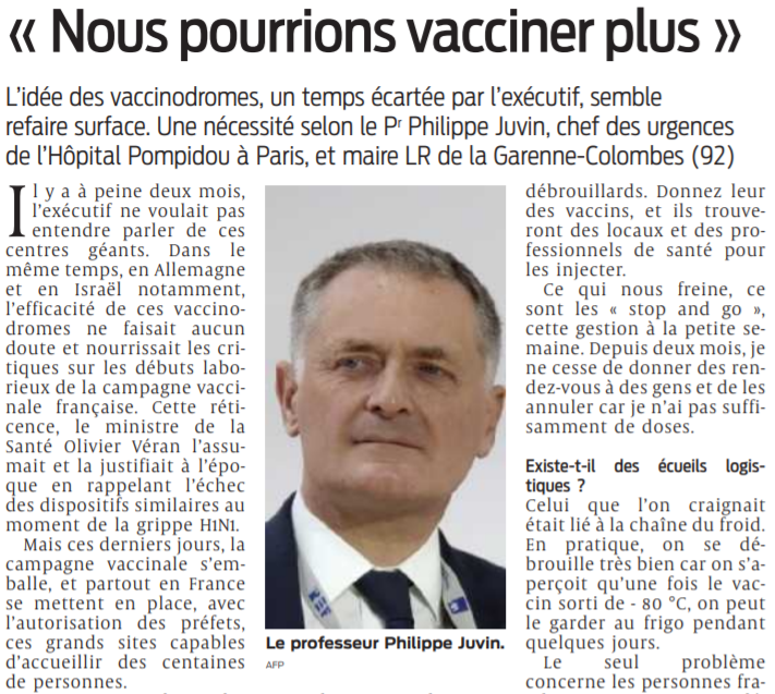 2021 03 10 SO Nous pourrions vacciner plus