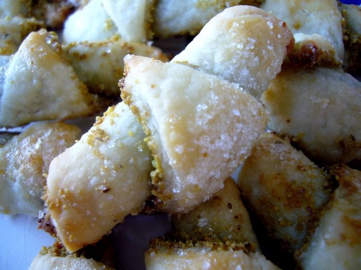 croissants pâte de pistache